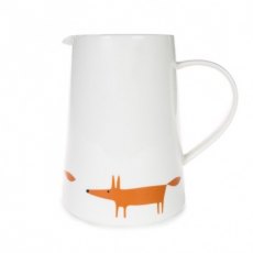 Ceramic & Orange Large Jug Mr Fox