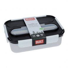 Built Professional Lunch Box With Cutlery 1L