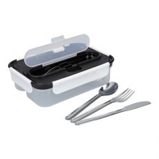 Built Professional Lunch Box With Cutlery 1L
