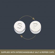 MC Salt/Pepper Mill Marble Finish 17cm