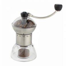 S/S & Acrylic Adjustable Coffee Grinder