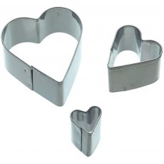 Heart Fondant Cutter Set