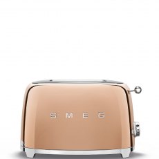 SMEG 2 Slice Toaster - Rose Gold