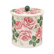 Emma Bridgewater Rose Biscuit Barrel With Biscuits