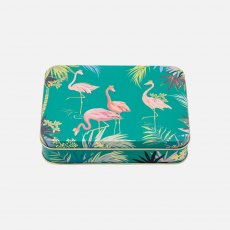 Sara Miller Flamingo Small Tin With Chocolate Honey Crunch