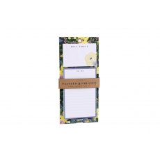 Painted & Pressed Magnetic Notepad Green