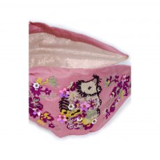 Powder Hedgehog Headband Pink