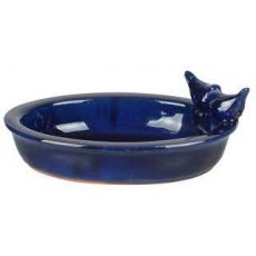 Fallen Fruits Ceramic Oval Bird Bath (assorted)