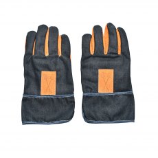 Fallen Fruits Denim Garden Gloves