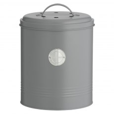 Typhoon Living Grey Compost Caddy