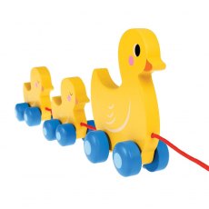 Duck Family Wooden Pull Toy