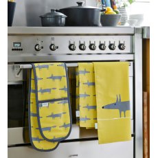 Scion Living Mr Fox Yellow Double Oven Glove