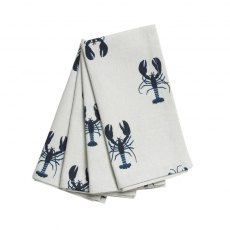 Sophie Allport Lobster Fabric Napkins Set Of 4