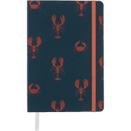 Sophie Allport Lobster A5 Fabric Notebook