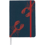 Sophie Allport Lobster B6 Fabric Notebook