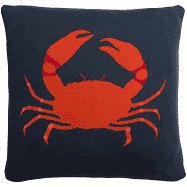 Sophie Allport Crab Knitted Statement Cushion