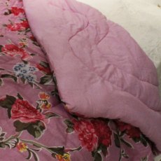 Powell Craft Lilac Rose Double Quilted Throw 240x260cm