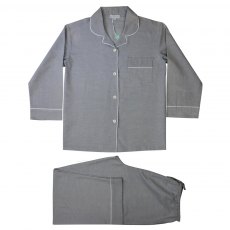 Powell Craft Grey Linen Pyjamas