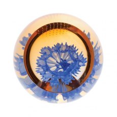 Dartington Crystal Floral Charms Cornflower Paperweight