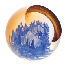 Dartington Crystal Floral Charms Cornflower Paperweight