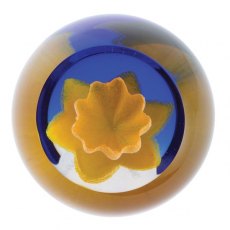 Dartington Crystal Floral Charms Daffodil Paperweight
