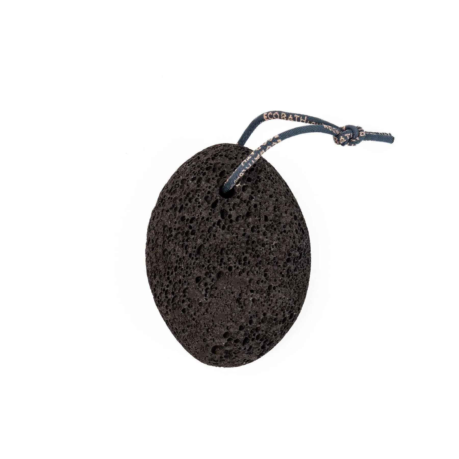 Natural Black Pumice With Rope