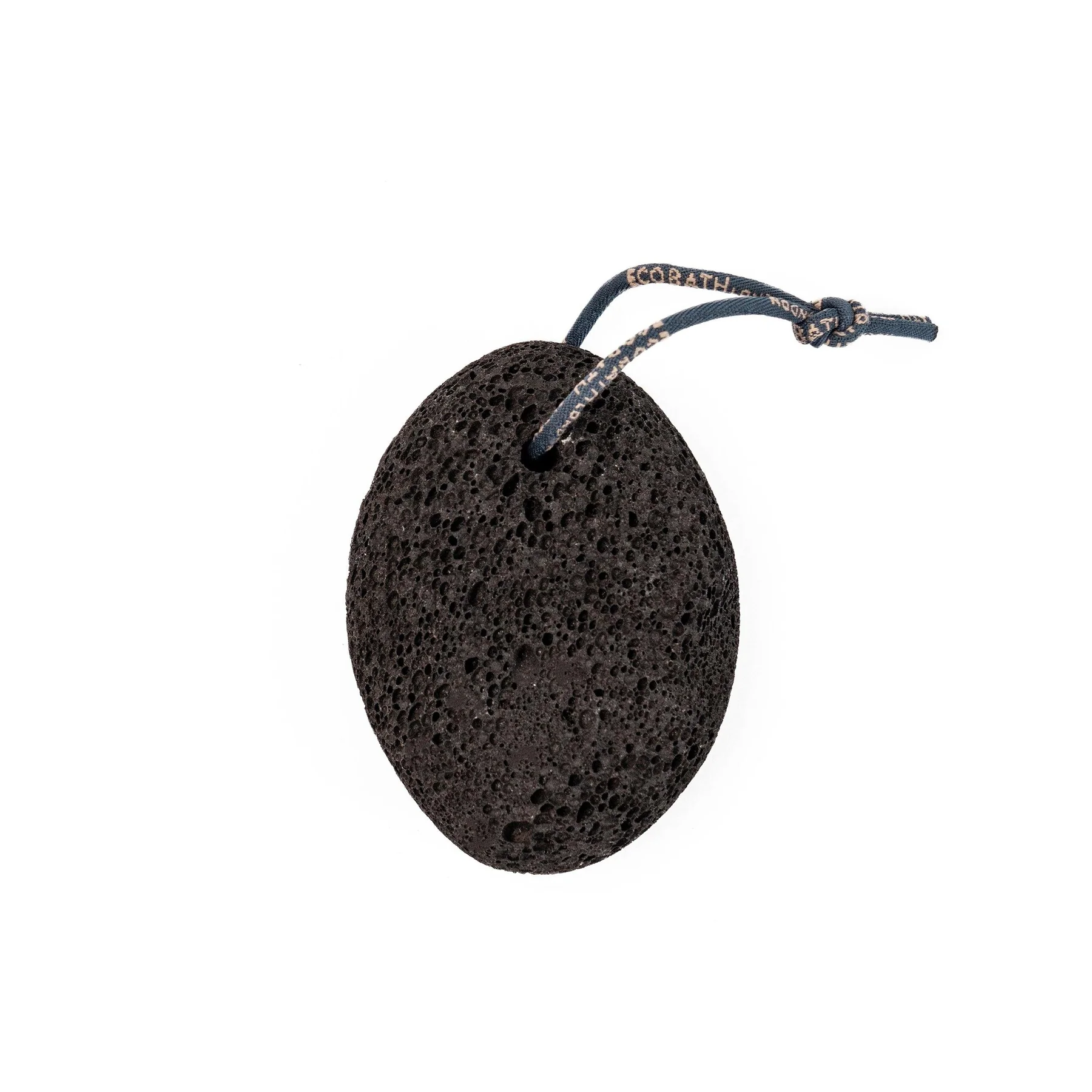 Eco Bath Natural Pumice Volcanic Stone With Rope - Black