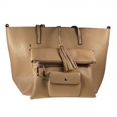 Kris Ana Large Tote With Hand Clutch