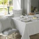 Walton & Co County Ticking Tablecloth Suffolk Grey