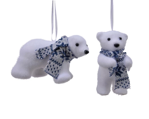 Polar Bear Christmas Decoration - Assorted Designs