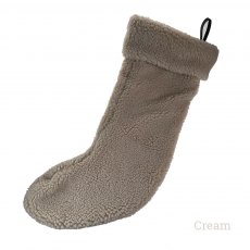 Teddy Stocking 2 Colour Assorted 23x53cm
