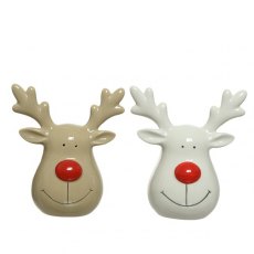 Porcelain Reindeer 2 Assorted Colours