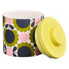 Orla Kiely Storage Jar Scallop Flower Forest