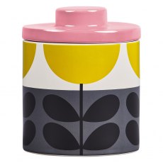 Orla Kiely Storage Jar Sunflower Ochre