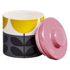 Orla Kiely Storage Jar Sunflower Ochre