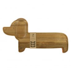 Orla Kiely Wooden Serving Board Dachshund Permission