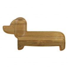 Orla Kiely Wooden Serving Board Dachshund Permission