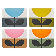 Orla Kiely Set of 4 Placemats Sunflower Multi