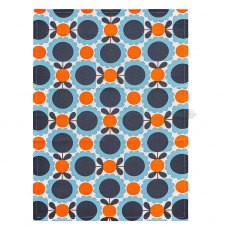 Orla Kiely S/2 Tea Towels Scallop Flower Sky