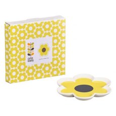 Orla Kiely Trinket Tray 6 Petal Flower Ochre