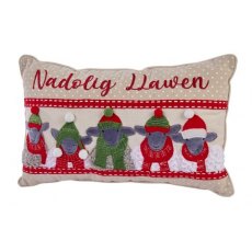 Welsh Nadolig Cushion