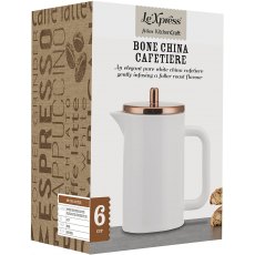 Le'Xpress Bone China Cafetiere 800ml