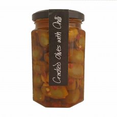 Casina Rossa Cracked Green Olives Marinated With Chilli 280g
