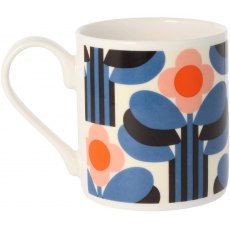 Orla Kiely Orange Art Deco Print Mug