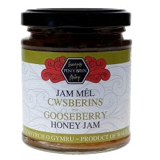 Pen Y Bryn Apiary Honey Gooseberry Jam 227g