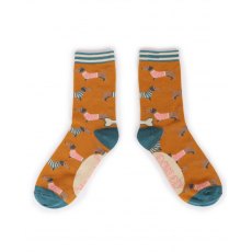 Jumper Sausage Dog Ankle Socks