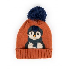Powder Cosy Kids Penguin Hat Orange