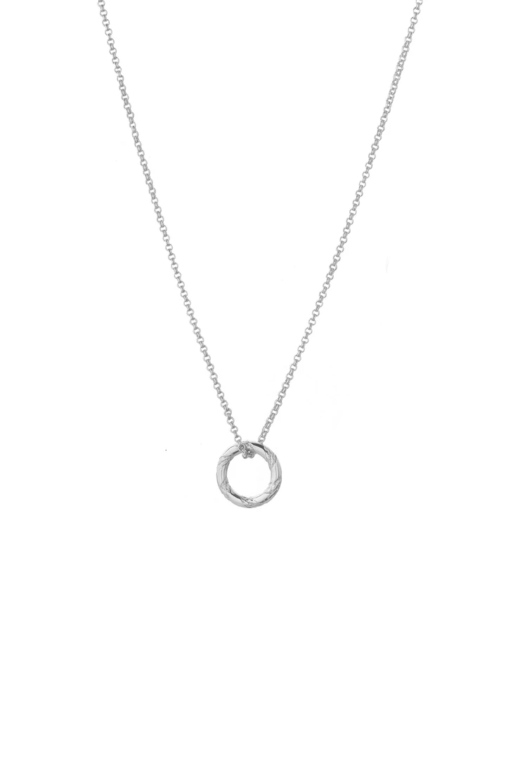 Tutti & Co Rope Silver Necklace