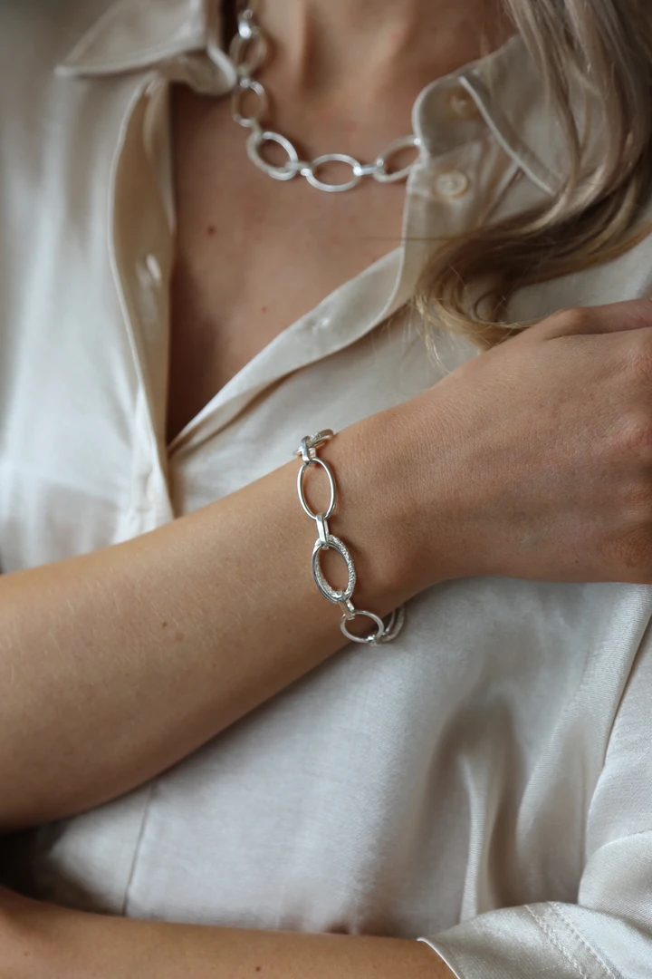 Tutti & Co Echo Chain bracelet Silver