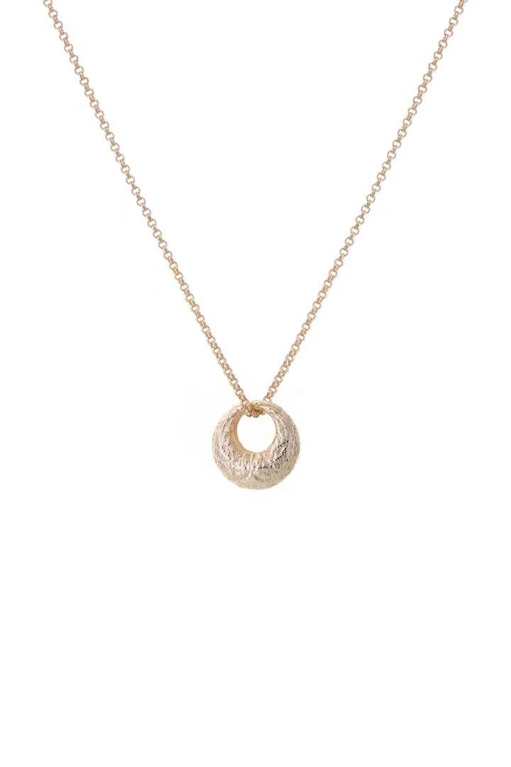 Tutti & Co Dome Gold Necklace